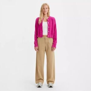 Levi's Women's Wide Leg Tan Pants